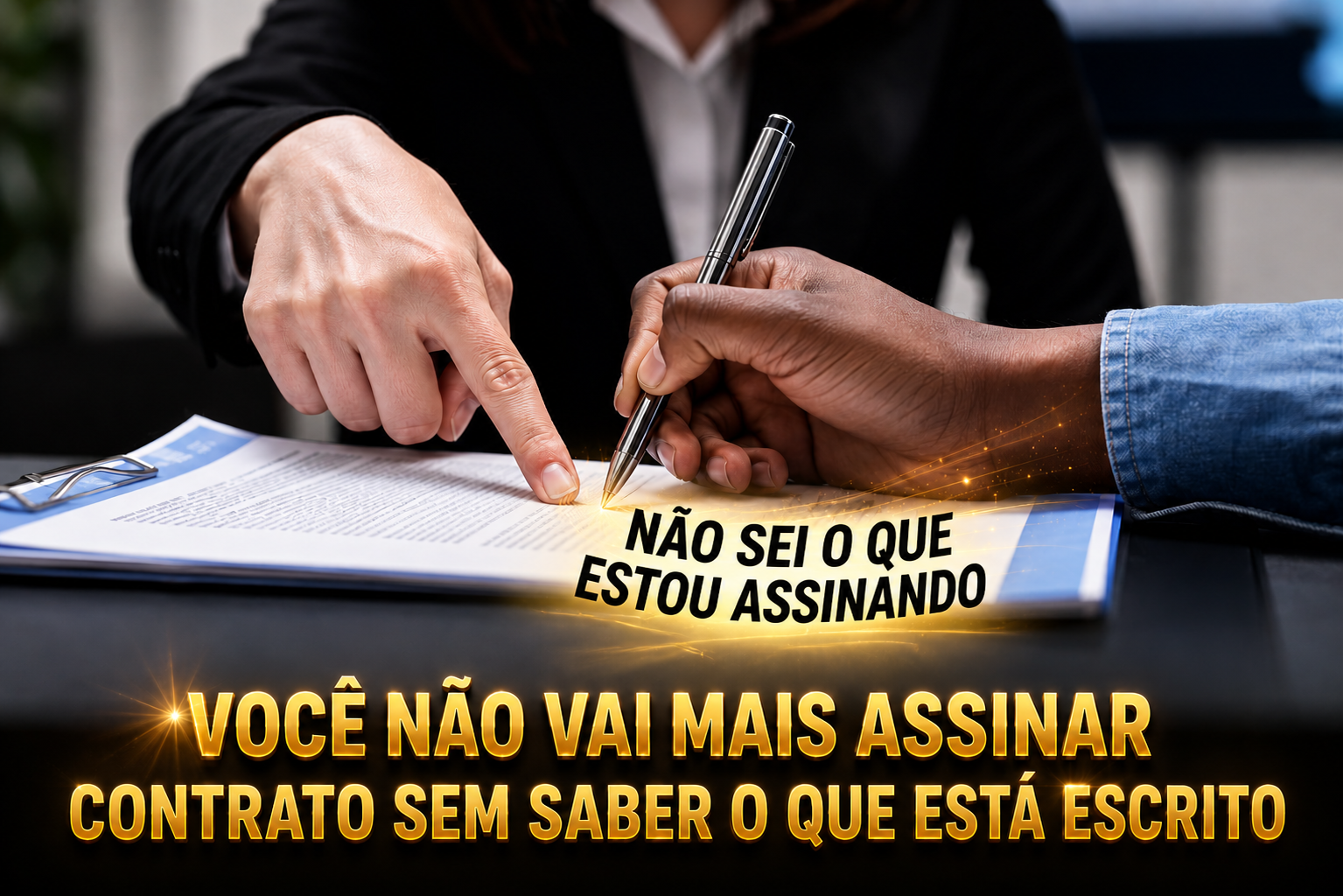 Você não vai mais assinar contrato sem saber o que está escrito